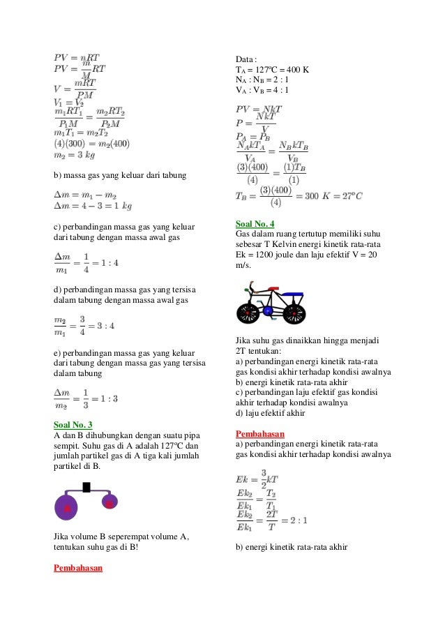 Soal Dan Pembahasan Materi Teori Kinetik Gas Kelas Xi Ipadoc