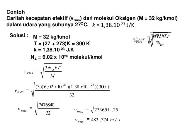Teori Kinetik Gas Smt2 I Ipa