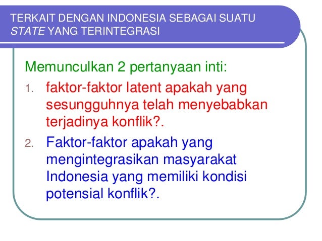 Teori Konflik Sistem Sosial Budaya