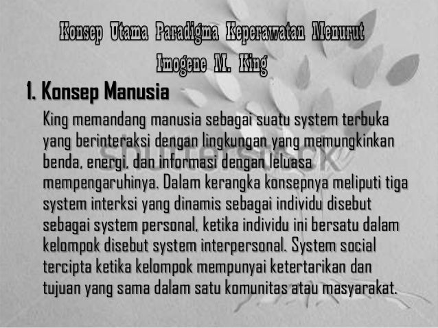Teori konseptual imogene m. king