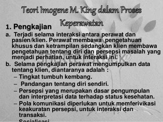 Teori konseptual Imogene M. King