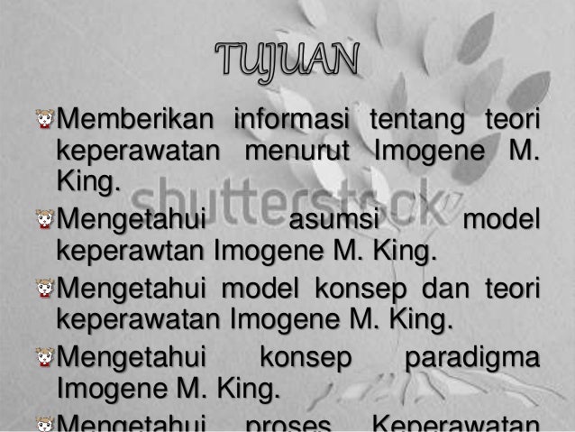 Teori konseptual Imogene M. King
