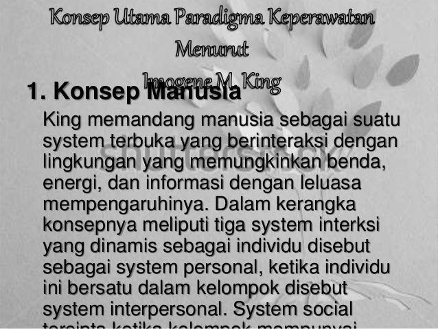 Teori konseptual Imogene M. King