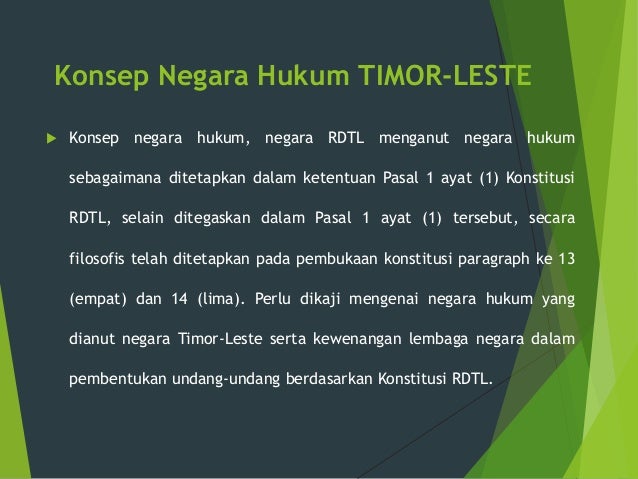 Teori Konstitusi Dan Negara Hukum
