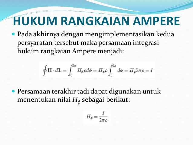 Hukum Ampere Untuk Rangkaian Listrik