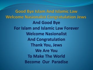 Teori membasmi & menumpas umat islam