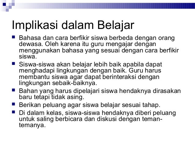 Teori pembelajaran kognitif