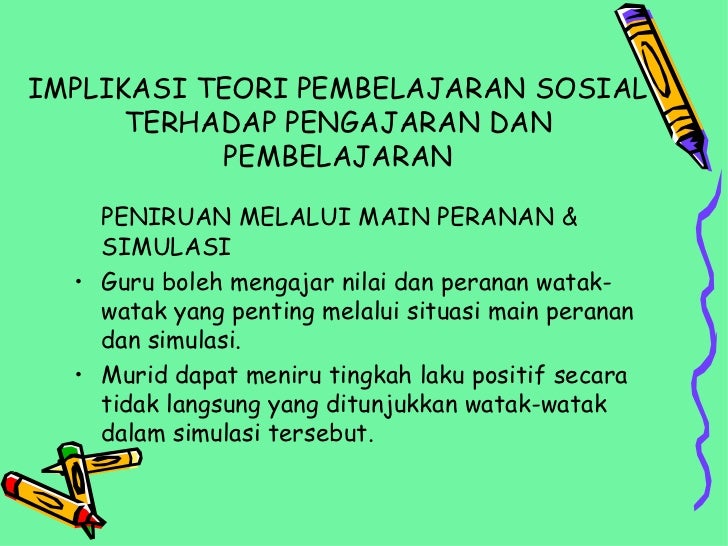 Teori pembelajaran sosial (EDU 3103)