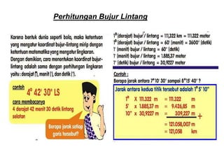 Perhitungan Bujur Lintang 
 