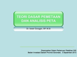 Dr. Iswan Dunggio, SP, M.Si 
 
