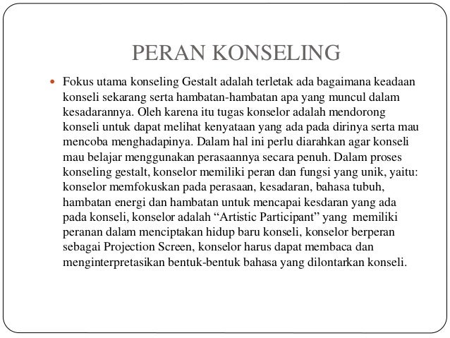 Teori Pendekatan Gestalt
