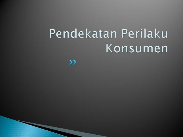 Teori Pendekatan Kardinal Ordinal