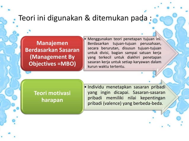 Teori penetapan tujuan goal setting theory pdf to ppt imagesee
