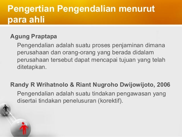 Pengertian Pengendalian