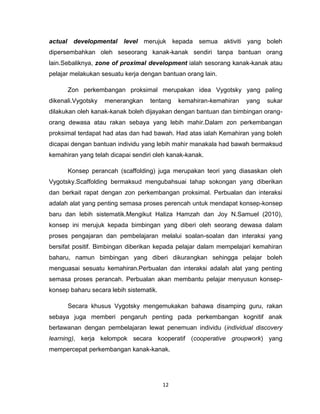Teori perkembangan kognitif jean piaget