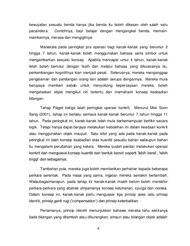 Teori perkembangan kognitif jean piaget