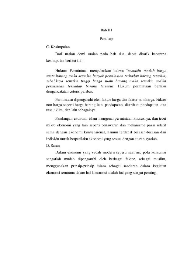 Makalah Teori Permintaan Oleh Biyah Djauhar