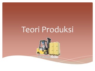 Teori Produksi
 