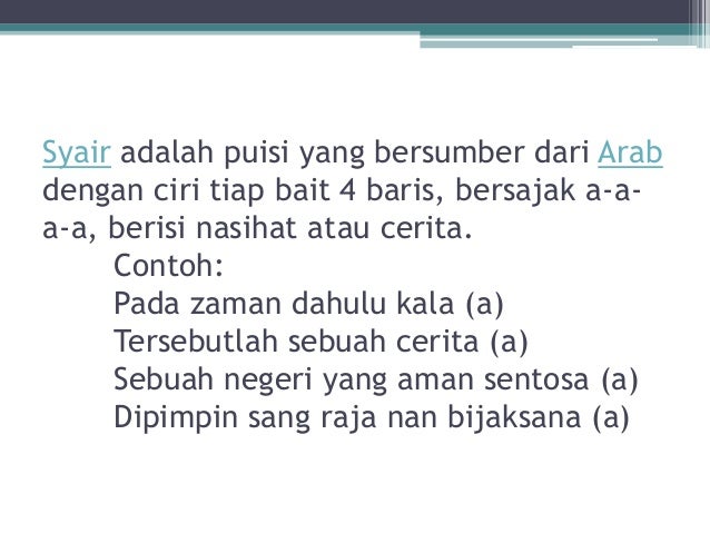 Contoh Soal Dan Materi Pelajaran 6 Contoh Pantun Yang Bersajak