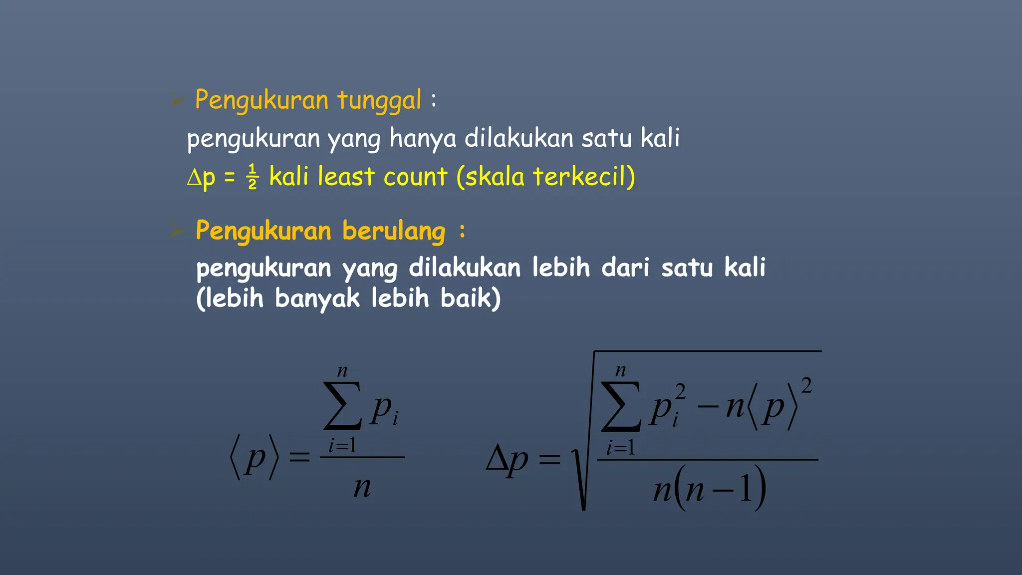 Tabel Ralat TEORI RALAT dan PENGUKURAN.pptx