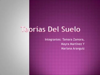 Integrantes: Tamara Zamora,
            Mayra Martínez Y
            Mariana Aranguiz
 