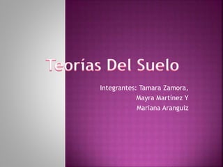 Integrantes: Tamara Zamora,
Mayra Martínez Y
Mariana Aranguiz
 