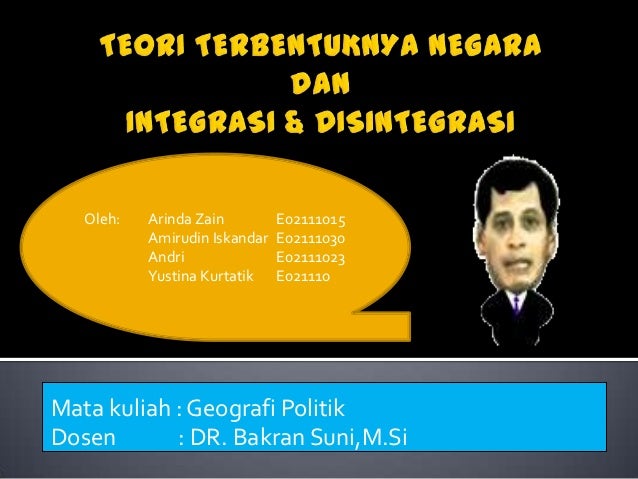 Teori terbentuknya negara