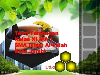 L/O/G/O
Teori Tumbukan
Kelas XI IPA 1
SMA Islam Al-Falah
Kota Jambi
 