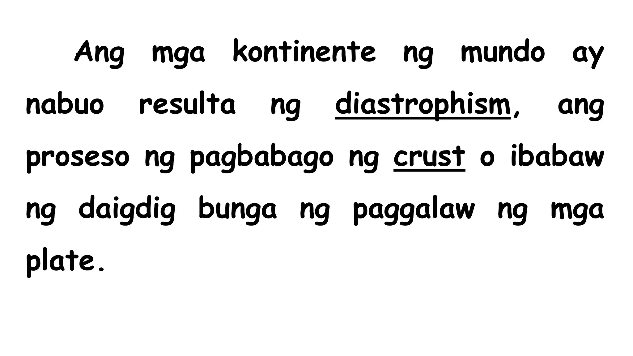 Teoryang continental drift PPT