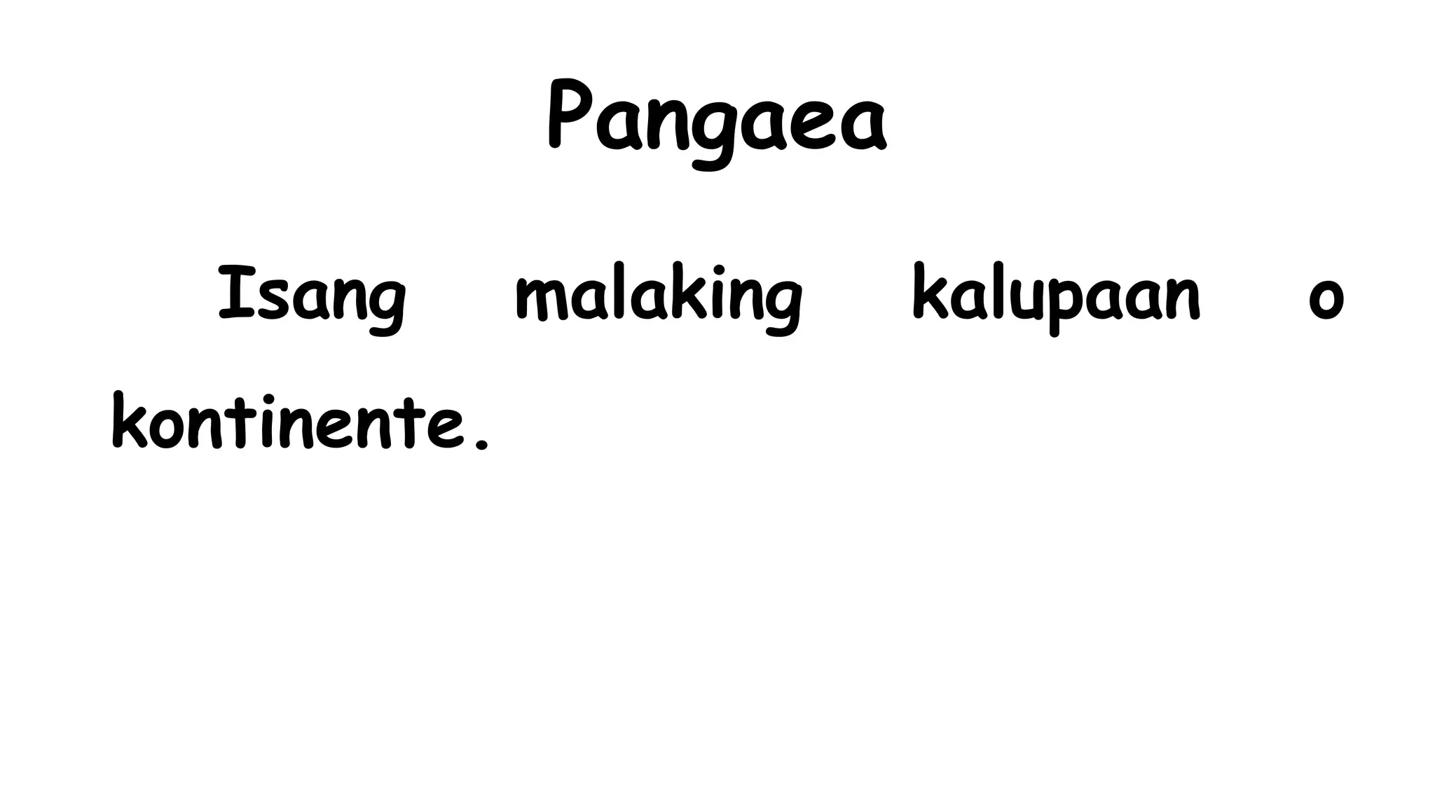 Teoryang continental drift PPT
