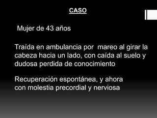 A proposito de un caso: TEP