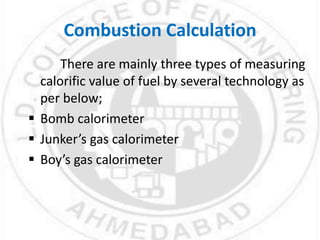 fuel and combustion | PPT