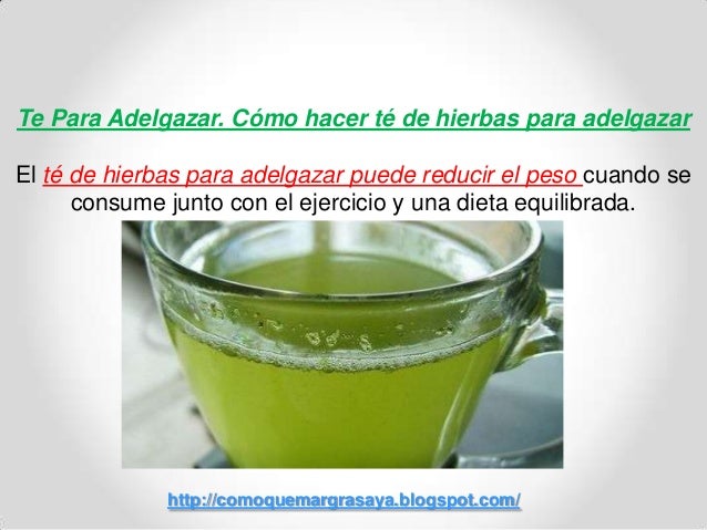 Te para adelgazar Te para adelgazar