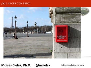 Influenciadigital.com.mxMoises Cielak, Ph.D. @mcielak
¿QUE HACER CON ESTO?
 