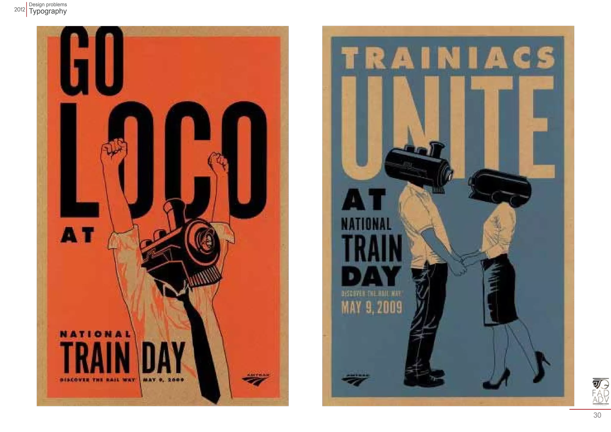 Design problems 
Typography 
30 
 