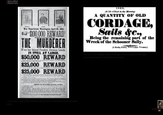 Design problems 
Typography 
25 
19th century John Wilkes Booth wanted poster printed with wood and metal 
types 
Fat Face is an inflated, hyper-bold type style developed in the early 
nineteenth century. It is Bodoni on steroids. 
 