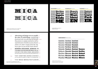 Design problems 
Typography 
39 
 