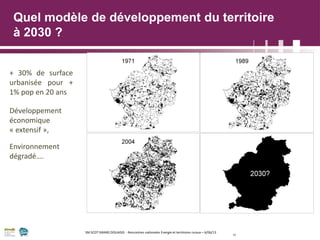 11
Quel modèle de développement du territoire
à 2030 ?
SM SCOT GRAND DOUAISIS - Rencontres nationales Energie et territoir...