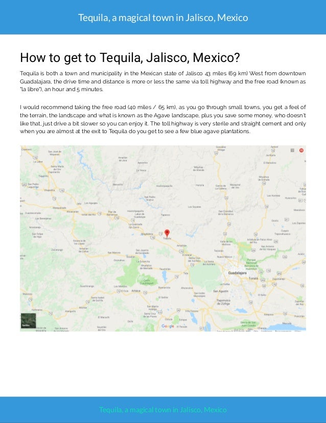 Short Guide to Tequila, Jalisco, Mexico