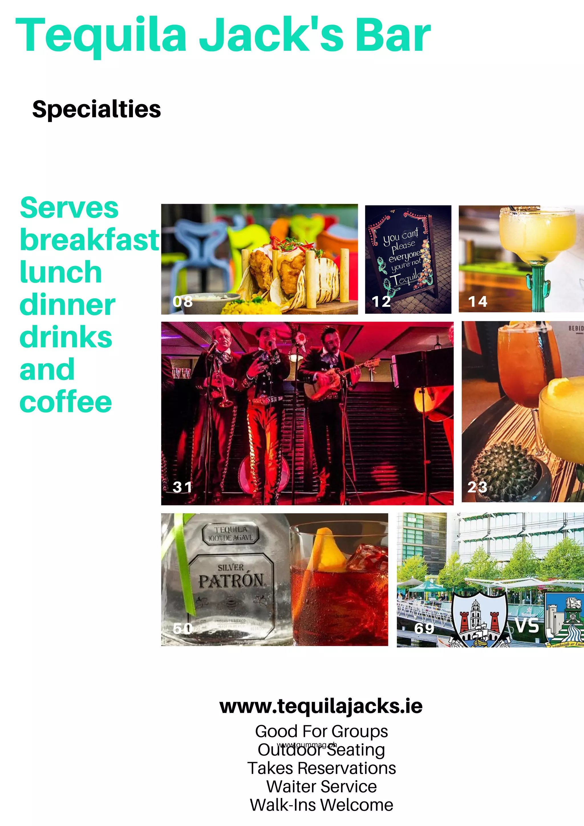 Tequila Jack's Mexican Restaurant & Tequila Bar PDF