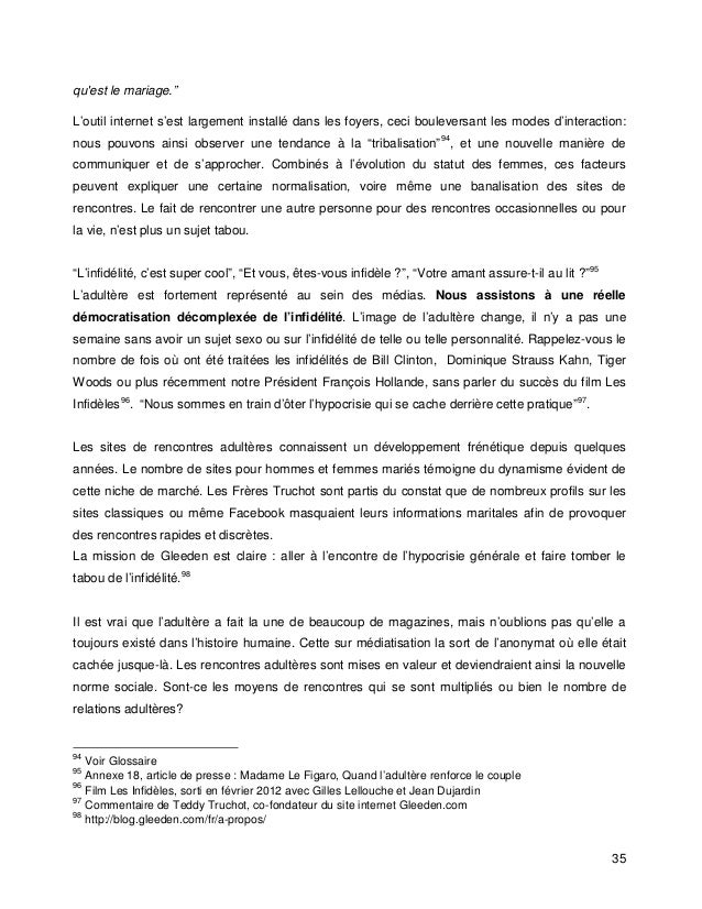 Rencontres occasionnels affiliés