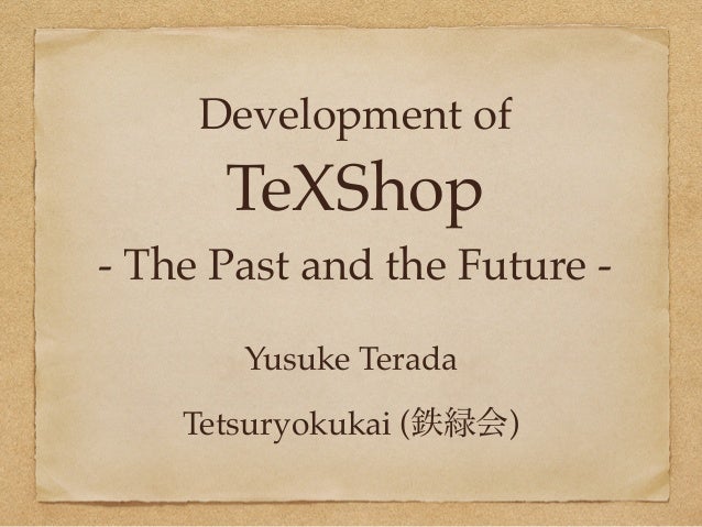 view full texshop history view full texshop history