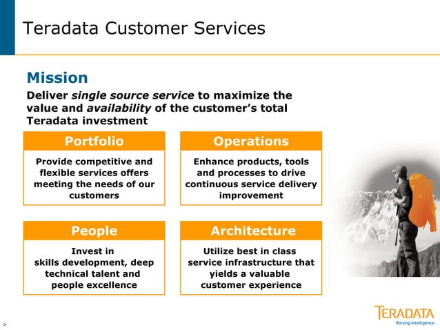 Teradata Customer Services | PPT