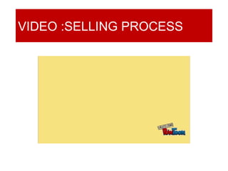 VIDEO :SELLING PROCESS
 