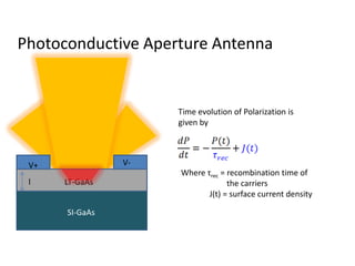 Terahertz generation and detection using aperture antenna | PPSX