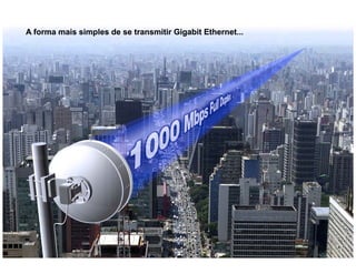 A forma mais simples de se transmitir Gigabit Ethernet...




                                                            GigaCom Confidential and Proprietary
                                     Page 2
 