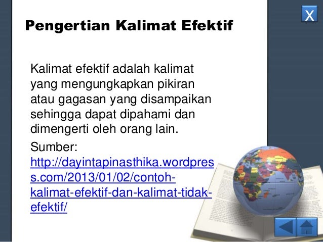 Terampil menulis kalimat efektif