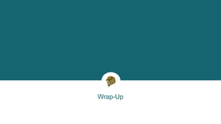 Wrap-Up
20
 