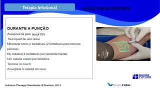 Terapia Infusional ACESSO VENOSO PERIFÉRICO
álcool 70%
 