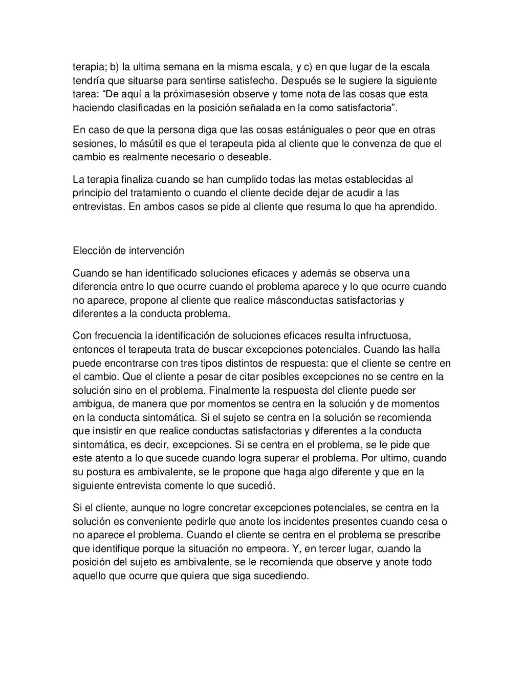 Terapia centrada en soluciones, enfoque estructural, grupo
